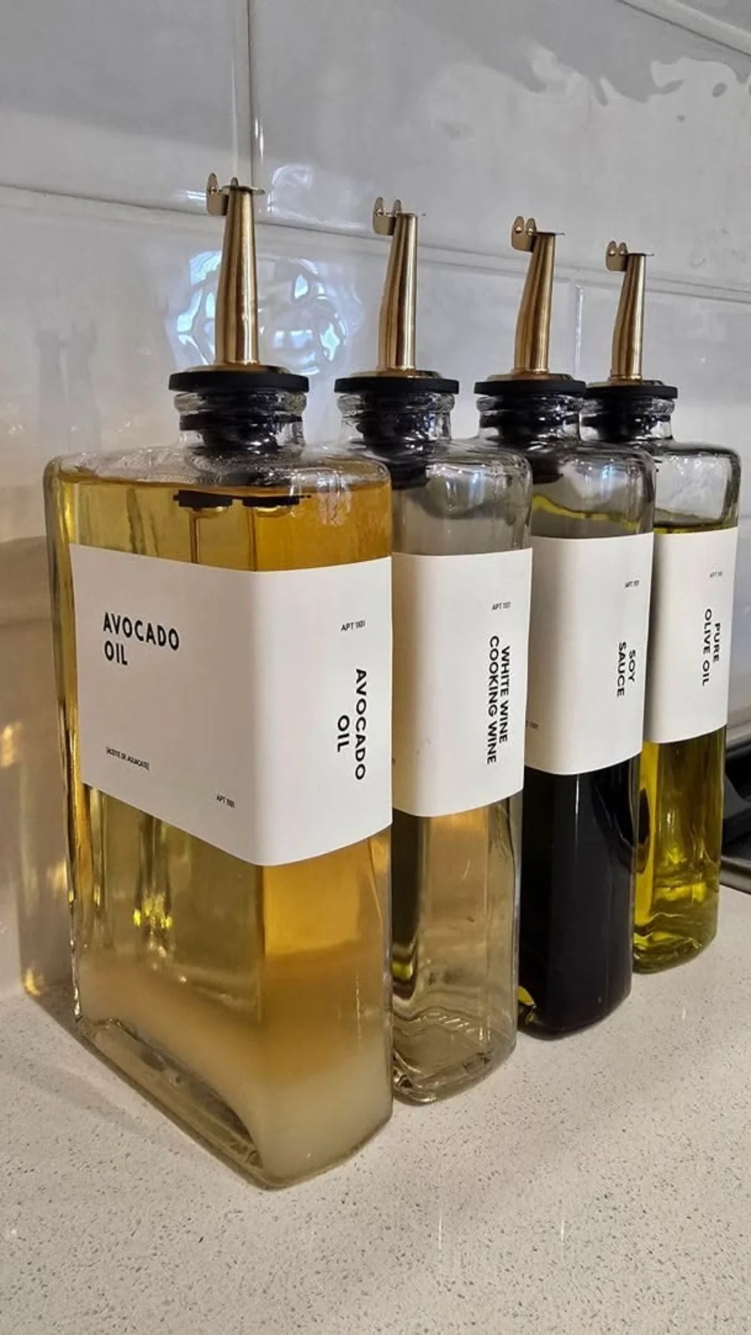500ml Glass oil and vinegar dispenser